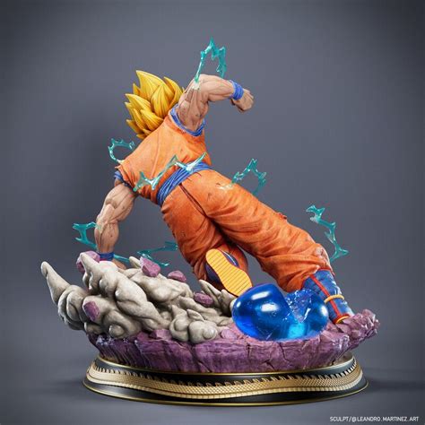 ArtStation - Goku ssj3, Leandro Martinez in 2021 | Dragon ball art ...