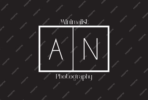 Premium Vector | A minimalist photography logo with a white square an minimalist logo design ...