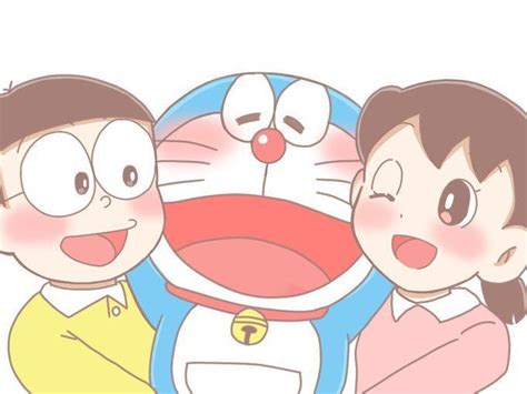 doraemon,nobita and shizuka | Doraemon cartoon, Doraemon, Cute cartoon wallpapers