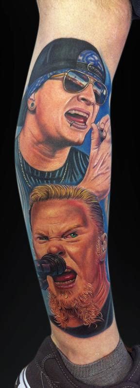 James Hetfield & M.Shadows by Mike DeVries : Tattoos