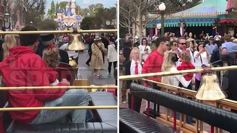 Patrick And Brittany Mahomes Hit Up Disneyland With Kids After Super Bowl