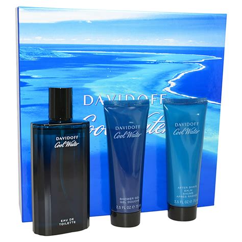 Davidoff Cool Water Cologne Gift Set for Men, 3 Pieces - Walmart.com - Walmart.com