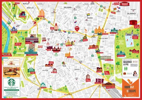 Printable Tourist Map Of Madrid Spain Que Faire à Madrid? Top 20 ...