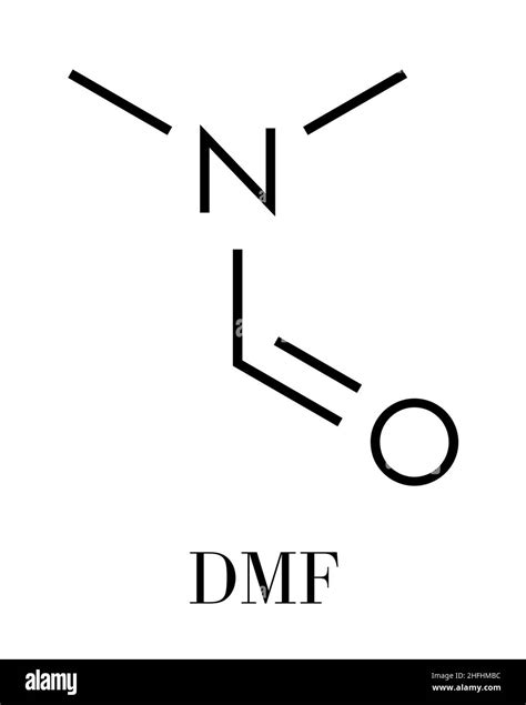 Dimethylformamide Dmf Chemical Solvent Molecule Vector, 53% OFF