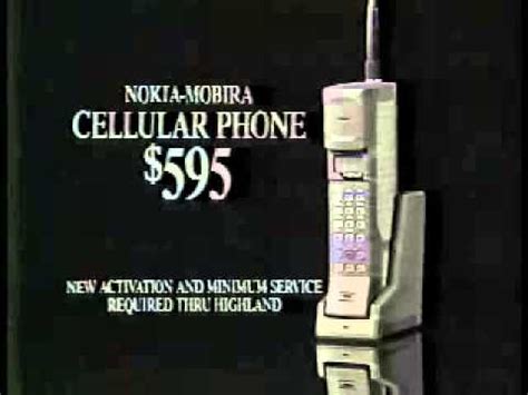 A 1980's Old Cell Phone Ad - YouTube