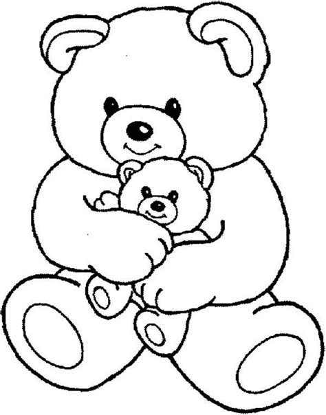 Gambar Teddy Bear Coloring Page Color Luna Pages di Rebanas - Rebanas