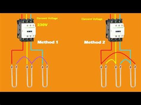 3 phase heater connection | heater elements | wiring diagram 😃😊 - YouTube