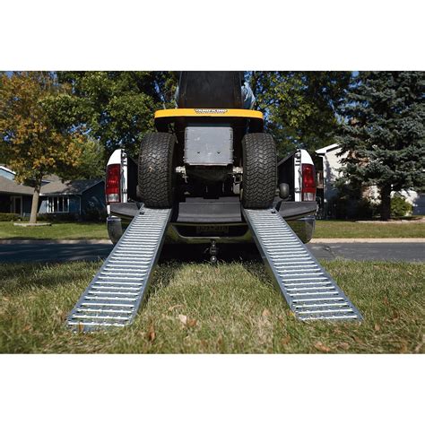 Ironton Non-Folding Steel Loading Ramp Set 1000-Lb. Total Capacity, 6ft.L x 9in.W | Loading ...