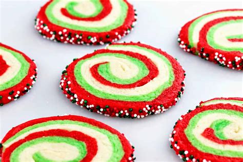 Spiral Christmas Sugar Cookies - thestayathomechef.com