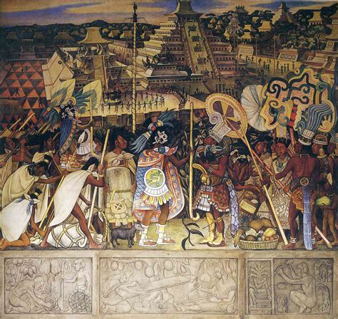 Totonac Civilization, 1950 - Diego Rivera - WikiArt.org