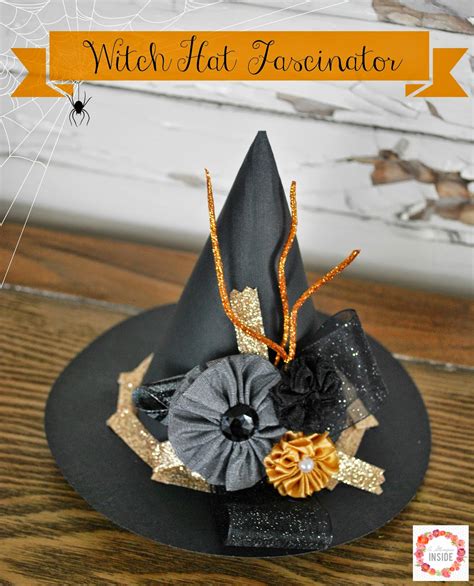 (30 crafty days of halloween) witch hat fascinator - See Vanessa Craft