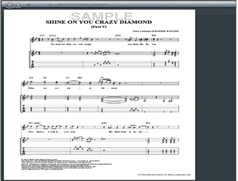 Pink Floyd Shine On You Crazy Diamond Guitar Tab : Free Pink Floyd ...