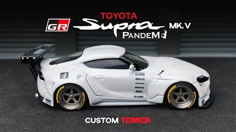 Toyota GR Supra Mk.V Pandem Custom Tomica - YouTube