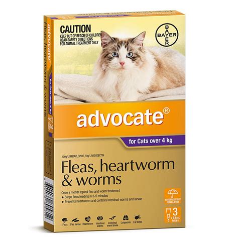 Advocate Flea AND Worm Heartworm Control Treatment FOR Cats ALL Sizes | eBay