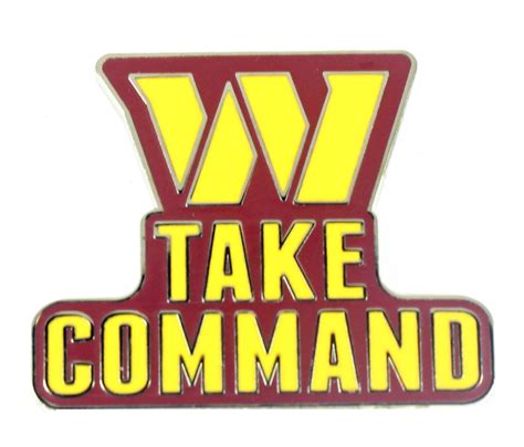 Washington Commanders Slogan Pin