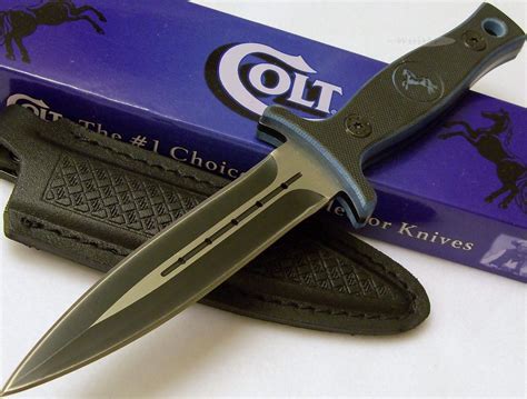 Colt Double Edged Throwing Boot Dagger Combat Survival Knife New | eBay