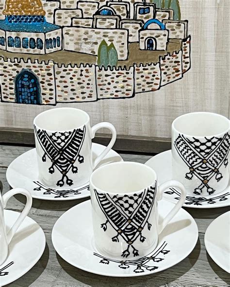 Kuffia Turkish Coffee Cups Set Set of 6 Cups Coffee Cups - Etsy