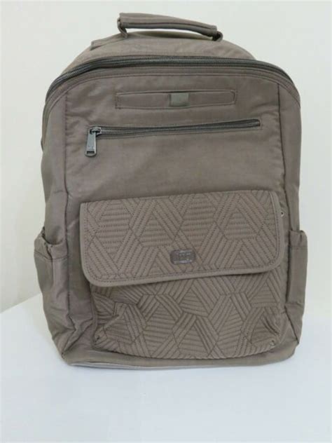 LUG WALNUT MEDIUM BACKPACK BAG W RFID TUMBLER NEW | eBay