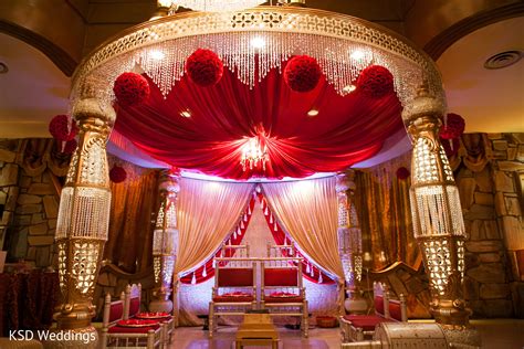 A regal Indian wedding and reception with all the floral fixins' in New ...