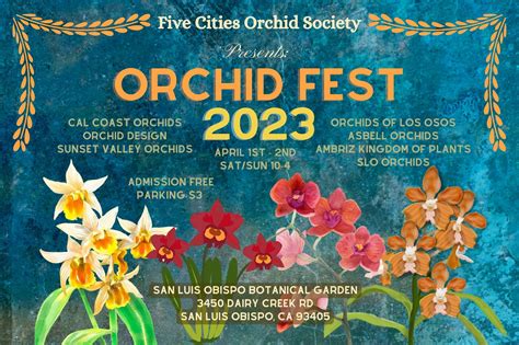 Orchid Fest 2023 - California Central Coast