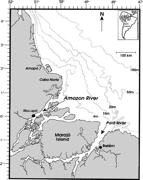 The Amazon Estuary is defined as the southern limit of the Amazon River ...