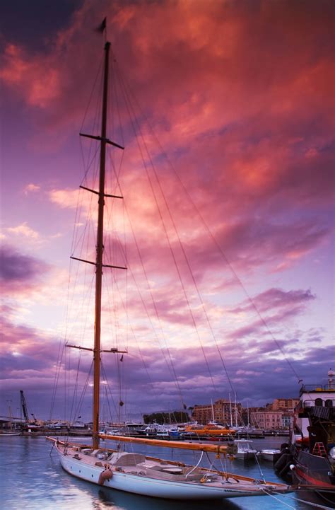 Sunset in Cannes, France Classic Sailing, Classic Yachts, France Europe, South Of France ...