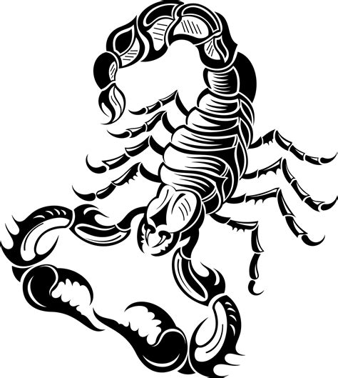 Scorpion Illustration - Tattoo png download - 1300*1453 - Free ...