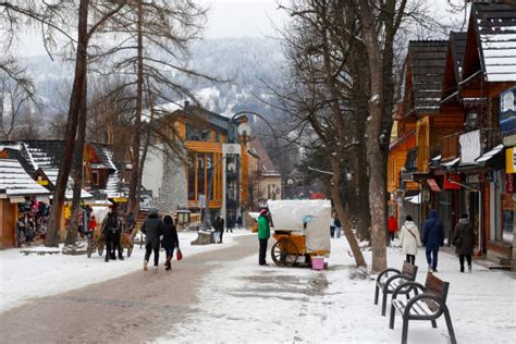 480+ Krupowki Street In Zakopane In Poland Stock Photos, Pictures ...