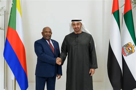 UAE President receives President of Comoros