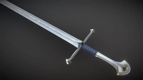 Anduril - Flame of the West - Buy Royalty Free 3D model by mahbodez ...