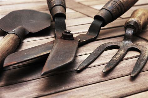 Some of our vintage garden tools. From thebrocante.co.uk Copper Garden Tool, Small Garden Tools ...