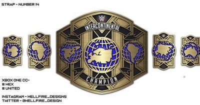 Custom WWE intercontinental championship by hexhellfire on DeviantArt