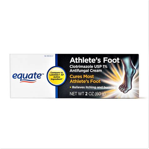 Equate Athlete's Foot Antifungal clotrimazole 1% Cream 2 oz