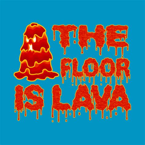 Funny The Floor Is Lava Meme Internet Trend - Lava - Kids Hoodie | TeePublic