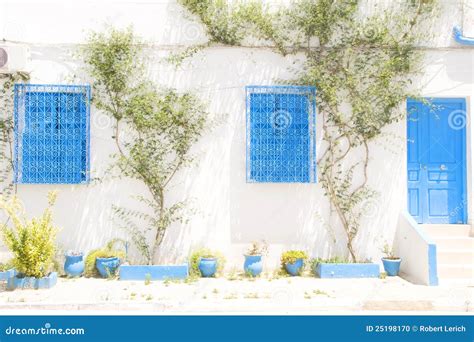 Tunisian Architecture Tunisia Africa Sidi Bou Said Stock Photo - Image of typical, house: 25198170