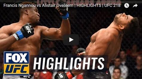 Francis Ngannou vs Alistair Overeem Full Fight Video Highlights - MMANUTS