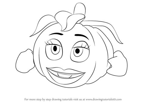 Learn How to Draw Bobo from Spookley the Square Pumpkin (Spookley the Square Pumpkin) Step by ...