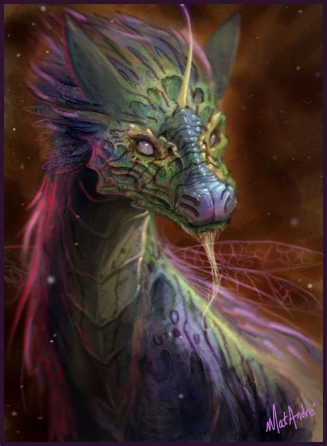 ArtStation - Fae Unicorn Dragon, Mat André | Dragon artwork fantasy, Dragon artwork, Mythical ...