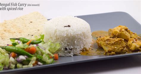 fabulous fridays: Bengal Fish Curry with Spiced Rice