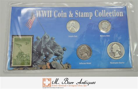 SILVER Coin Set WWII Coin & Stamp Collection**** Historic US Collection - Includes SILVER ...