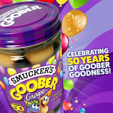 Smucker's on Twitter: "Goober® has been bringing Peanut Butter & Jelly together for 50 years ...