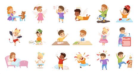 Bad Habits for Kids Vector Images (over 280)