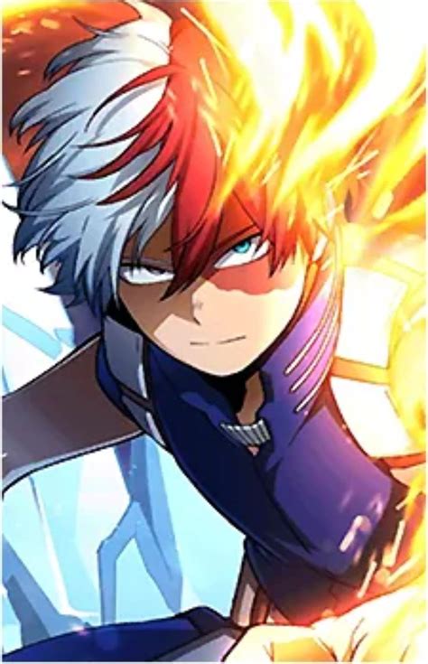 Shoto Todoroki Half Hot Half Cold - antarAksara