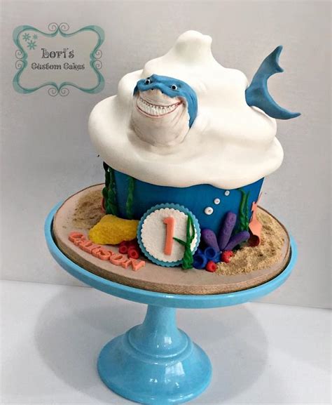 Finding Nemo's Bruce - Decorated Cake by Lori Mahoney - CakesDecor