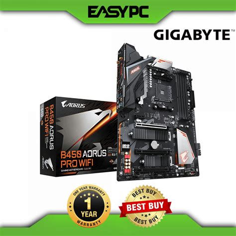 EasyPC | Gigabyte B450 Pro WiFi Socket Am4 Ddr4 Motherboard, Brand new ...