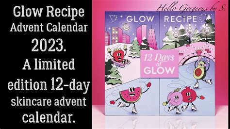 Glow Recipe Advent Calendar - Good calendar idea