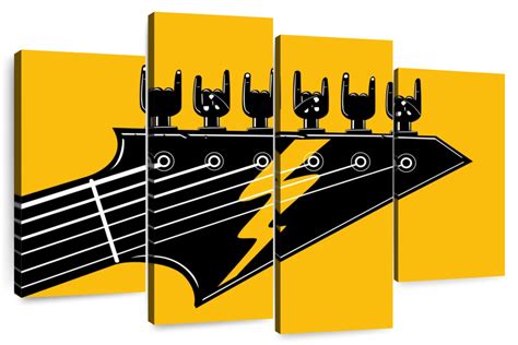 Rock And Roll Guitar Wall Art | Digital Art