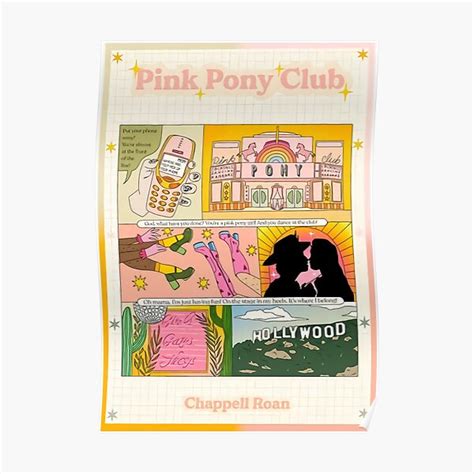 "The pink pony club poster" Poster by medeirosmelissa | Redbubble