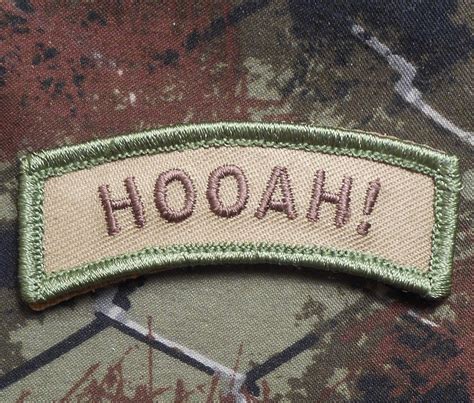 HOOAH! TAB TACTICAL USA ARMY MORALE MILITARY BADGE INFIDEL MULTICAM VELCRO PATCH