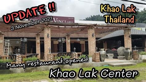 Many Restaurants opened \ Riding in Khao Lak Center Update !! Khao Lak Thailand - YouTube